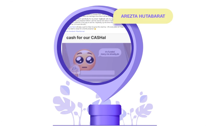 set aside money for future use through stash